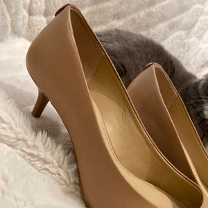 Gorgeous MK - FLEX Kitten Heel Nude Pumps